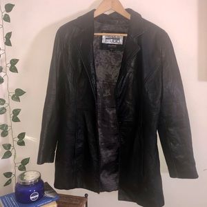 Pelle studio real black leather coat
VINTAGE 80’s